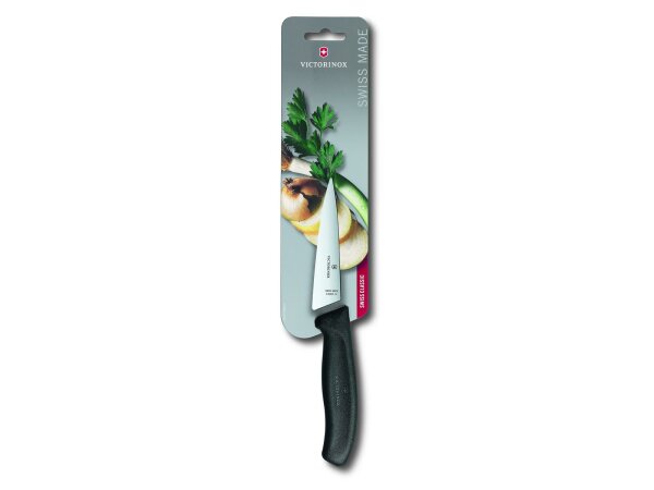 Swiss Classic, Kochmesser, 12cm, gerade, schwarz, B