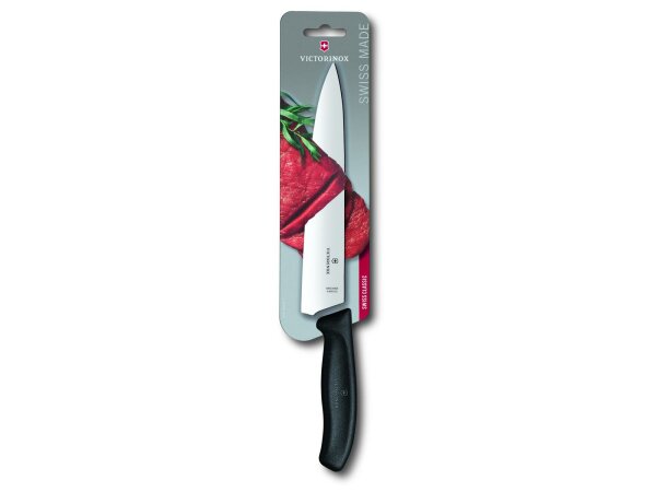 Swiss Classic, Kochmesser, 22cm, gerade, schwarz, B