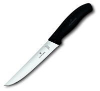 Swiss Classic, Tranchiemesser, 15cm, gerade, schwarz, B