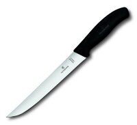 Swiss Classic, Tranchiemesser, 18cm, gerade, schwarz, B