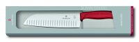 Swiss Classic, Santokumesser, 17cm, gerade, Kullen,rot,G