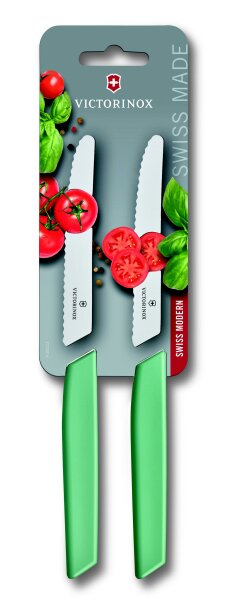 Swiss Modern Tomaten- & Tafelm., 2-teilig, Wellens.,Blister, mint