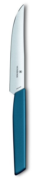 Steak knife, 12 cm, cornflower