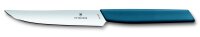 Steak knife, 12 cm, cornflower