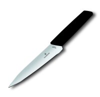 Swiss Modern, Kochmesser, 15cm, gerade, schwarz, B