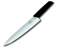 Swiss Modern Tranchiermesser, 22cm, schwarz, Blister