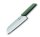 Swiss Modern Santokumesser, Kullenschliff, 17cm, olive, Blister