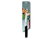 Swiss Modern, Brot- und Konditormesser, 22cm, Wellen, schwarz, B