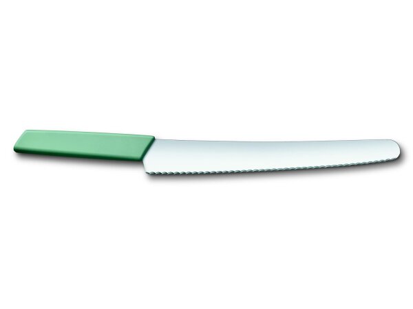 Swiss Modern, Brot- und Konditormesser, 26cm, Wellen, aqua, B