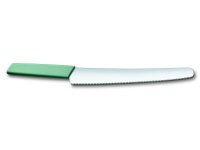 Swiss Modern, Brot- und Konditormesser, 26cm, Wellen, aqua, B