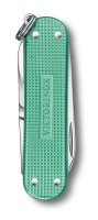 Schweizer Taschenmesser Klein 7 Funktionen Classic SD Alox, 58 mm, Minty Mint