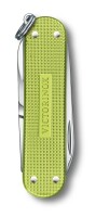 Schweizer Taschenmesser Klein 7 Funktionen Classic SD Alox, 58 mm, Lime Twist