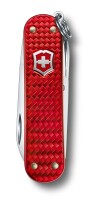 Schweizer Taschenmesser Klein 7 Funktionen Classic SD Precious Alox, Iconic Red