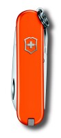 Schweizer Taschenmesser Klein 7 Funktionen Classic SD, 58 mm, Mango Tango