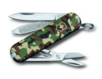 Schweizer Taschenmesser Klein 7 Funktionen Classic SD, 58 mm, Camouflage