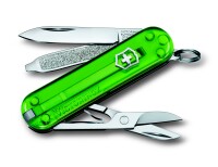 Schweizer Taschenmesser Klein 7 Funktionen Classic SD, 58 mm, Green Tea