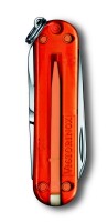 Schweizer Taschenmesser Klein 7 Funktionen Classic SD, 58 mm, Fire Opal