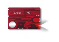 Swiss Card Lite, rot transparent