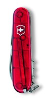 Taschenmesser mit 12 Funktionen Spartan, 91 mm, rot transparent