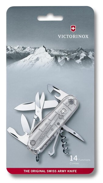 Climber, 91 mm, silver transparent, Blister