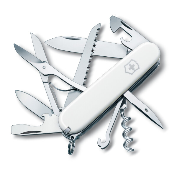 Taschenmesser mit 15 Funktionen Huntsman, 91 mm, weiss