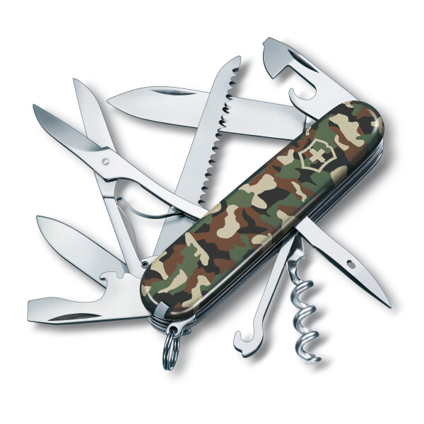 Taschenmesser mit 15 Funktionen Huntsman, 91 mm, Camouflage