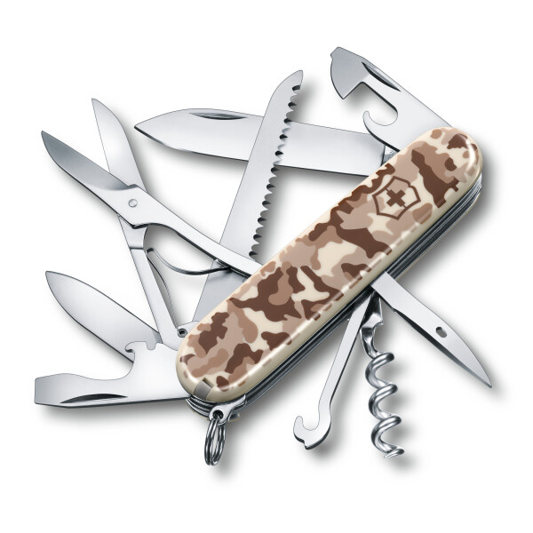 Taschenmesser mit 15 Funktionen Huntsman, 91 mm, Desert Camouflage, Blister