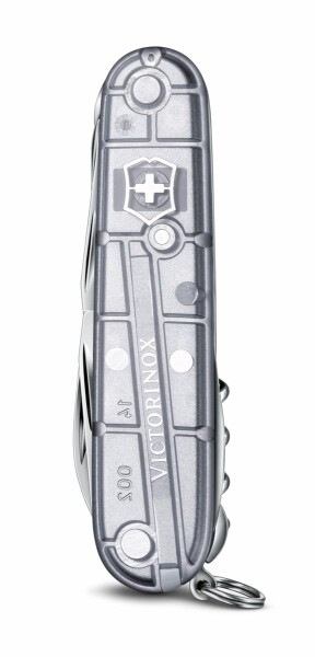 Taschenmesser mit 15 Funktionen Huntsman, 91 mm, silver transparent