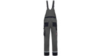 NITRAS Latzhose "Motion Tex Plus" 65% Polyester, 3 grau/schwarz, 