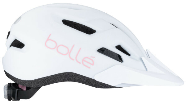 BOLLÉ Helm "Stance Cross JR" In-Mold Kon white matte pink, Gr. S (51-55 cm)