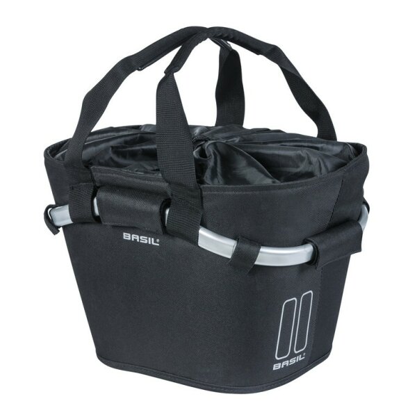 BASIL V.R.-Korb "Carry All Front Basket" Volumen:  black