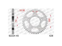 AFAM Kettenrad "92224" 428, Stahl 45 Zähne