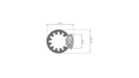 HERTH+BUSS Spezialbefestigung "ClipFixbasic", Abstandshalter, Sc