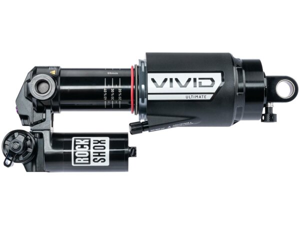 ROCKSHOX Federbein "Vivid Ultimate RC2T" 185 mm x 55 mm, Befestigung: Shaft Standard, Body Trunnion (8 x 30), für Norco Sight 2017 - 2019