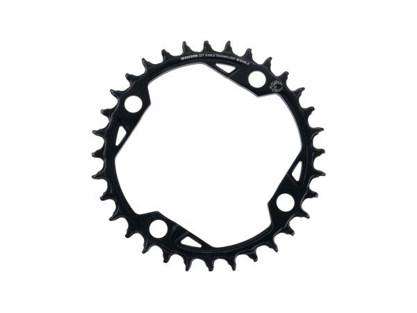 SRAM Kettenblatt "X-Sync 2" 4-Arm, für 1 32 Zähne, 104 mm Lochkreis, Aluminium, auch für Transmission Ketten geeignet