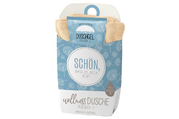 LA VIDA Wellnessdusche+Handtuch Duschgel Pusteblume