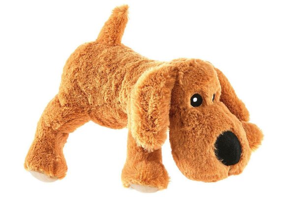 Plüschhund 20cm beige