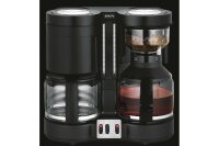 KRUPS Kaffeeautomat KM8508 DUOTHEK 2x 10 Tassen schwarz