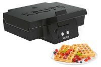 KRUPS Waffeleisen FDK252 2 Waffeln 930W schwarz