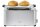 CASO Toaster Classico T4 4 Scheiben Edelstahl