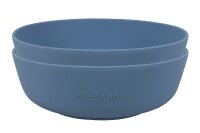 FILIBABBA Schüssel Silikon Powder Blue 2er Pack