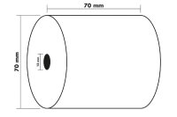 EXACOMPTA Kassenrolle f. Rechenmaschine 70mmx40m Kern ø1,2cm