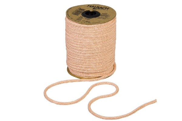 HALBACH Papierstrickschlau 4mm 30m apricot