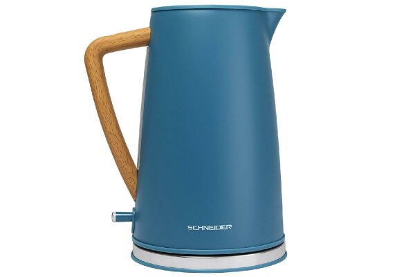 SCHNEIDER Wasserkocher Fjord Line 1,7l petrol-blau