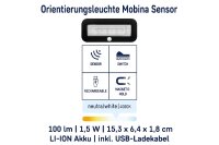 MÜLLER LICHT LED Akku-Leuchte Küche, Möbel 4000k 1,5W 153mm sensor schwarz