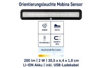 MÜLLER LICHT LED Akku-Leuchte Küche, Möbel 4000k 1,5W 305mm sensor schwarz