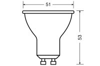 OSRAM LED Reflektorlampe PAR16 6,9W GU10 575lm 4.000K 36°