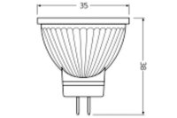 OSRAM LED Reflektorlampe MR11 4,2W GU4 345lm 12V 2.700 K 36°