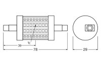 OSRAM LED Stab 7,3W R7S 806lm 78mm 2.700K