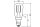 OSRAM LED Filament T26 1,3W E14 110lm 2.700K klar